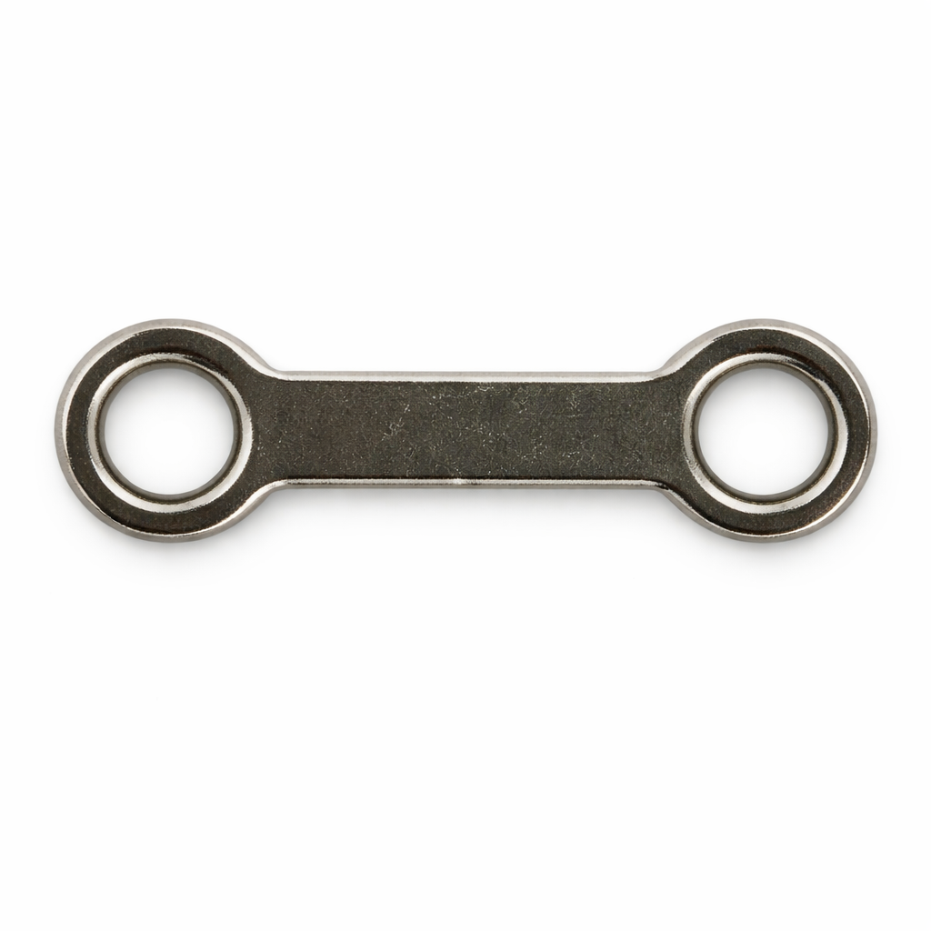 Two‑Hole Straight Titanium Link Plate L18